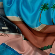 David Hockney A Bigger Splash silk scarf